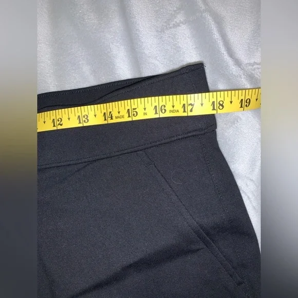 SPANX black wide leg pull on pants size 1x EUC smooth ponte trouser - Picture 3 of 7